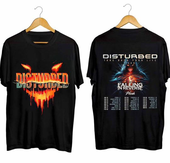 Discover Disturbed 2024 Official Concert T-Shirt - Fan Favorite
