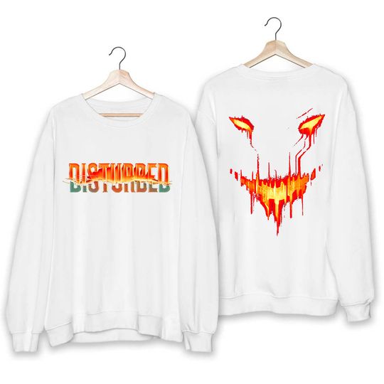 Discover Disturbed 2024 Concert Sweatshirt - Official Band Merchandise