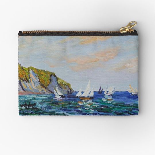 Discover Claude Monet Painting Makeup Bag