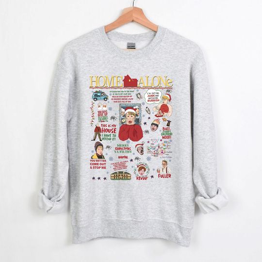 Discover Home Alone Sweatshirt, Christmas Movie Sweatshirt, Kevin Mccallister Sweatshirt