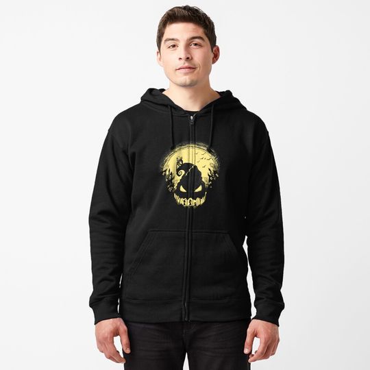Discover Jack's Nightmare Zipped Hoodie