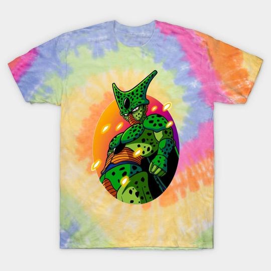 Discover Perfect Cell Dragon Ball Tie Dye T-Shirt