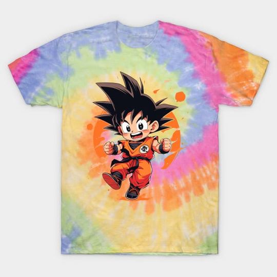Discover Kid GokuDragon Ball Tie Dye T-Shirt