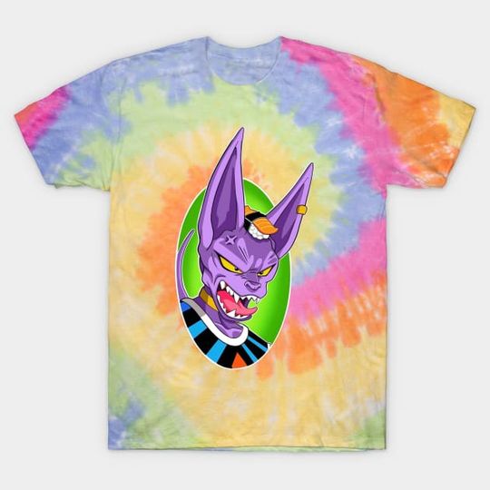 Discover Beerus Dragon Ball Tie Dye T-Shirt
