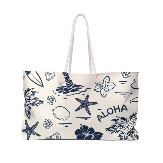 Discover Beach Vacation Weekender Bag