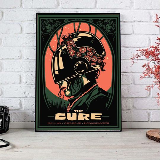 Discover The Cure 2023 World Tour Poster - Wall Art for Music Fans