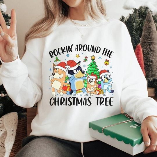 Discover BlueyDad and Bingo Family Merry Christmas 2023 Shirt