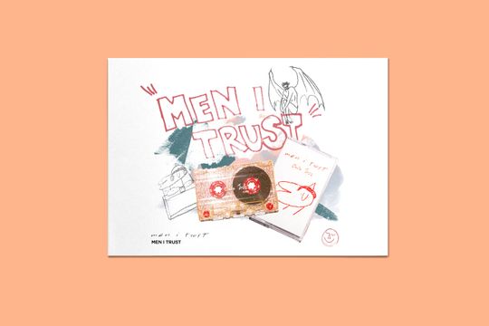 Discover Men I Trust Poster, Minimalist Men I Trust Music Poster