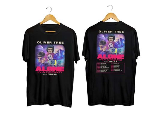 Discover Oliver Tree Alone In A Crowd 2023 Shirt, World Music Tour 2023 Shirt