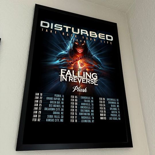 Discover Disturbed 2024 Tour Poster