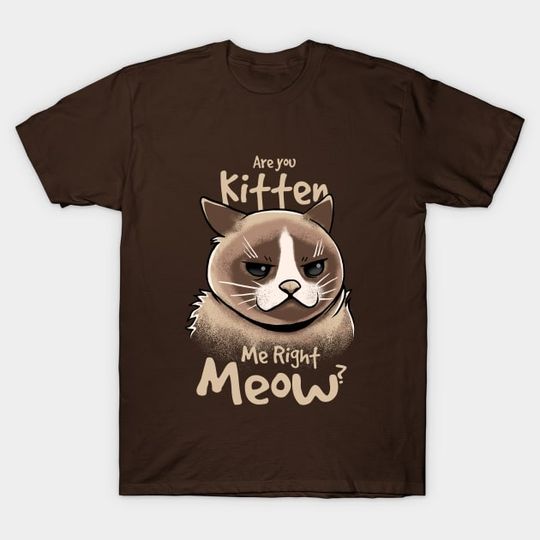 Discover Sharing a joke with cat - Cat Lover Gift - T-Shirt