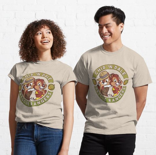 Discover Squirrels Rescue Rangers Logo Classic T-Shirt