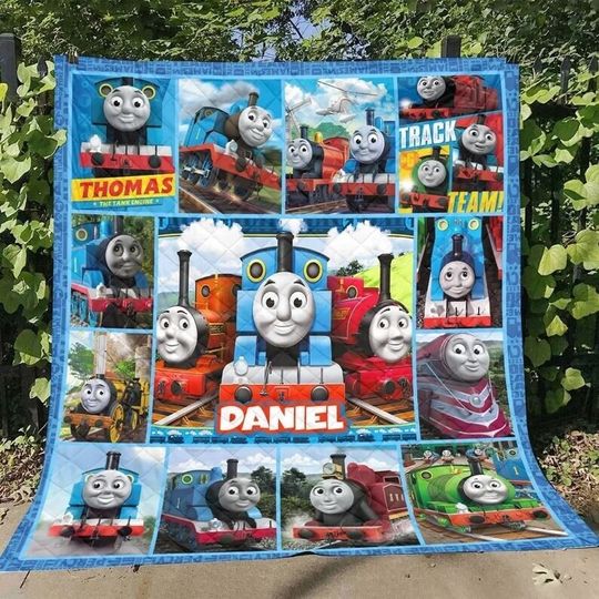 Discover Custom Thomas And Friends Quilt Blanket, Thomas And Friends
