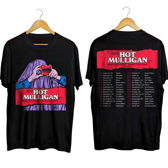 Discover Hot Mulligan Why Would I Watch Tour 2023 Double Sided T-shirt