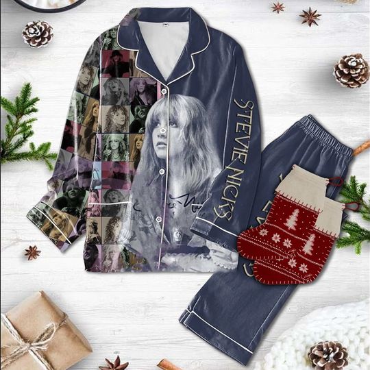 Discover Stevie Nicks Pajamas Set Christmas Steve Pajamas Set For Fans