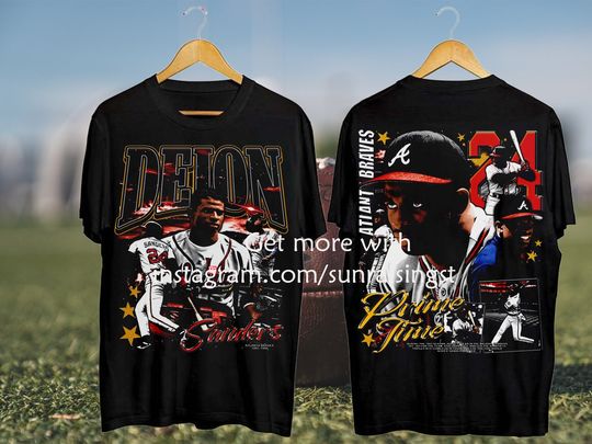 Discover Deion Sanders Vintage 90s Graphic Style T-Shirt, Vintage Sport Tee