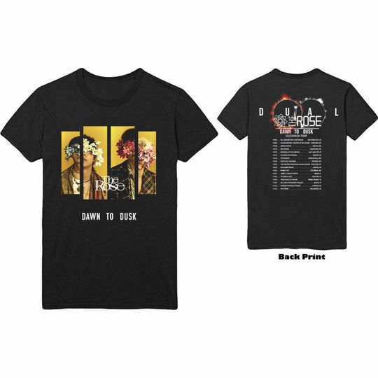 Discover The Rose 2023 Dawn To Dusk US and Canada Tour Shirt, The Rose Kpop Shirt