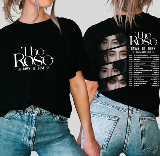 Discover The Rose 2023 ‘Dawn To Dusk’ US and Canada Tour T-Shirt