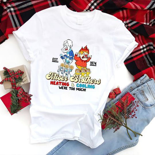 Discover Vintage Heat and Snow Misers 2023 Ugly Christmas Shirt