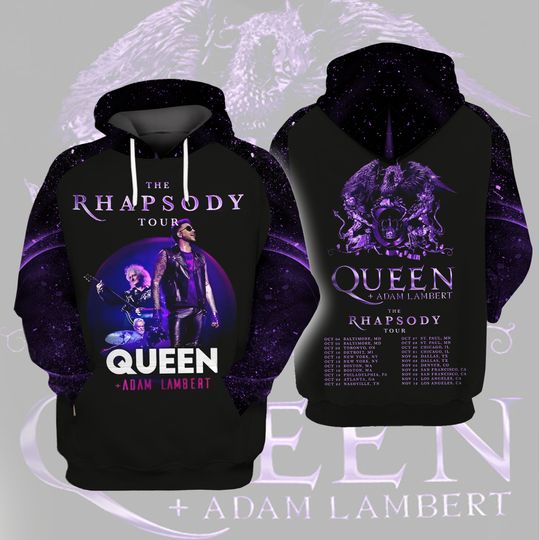 Discover Queen Adam Lambert 3D Hoodie