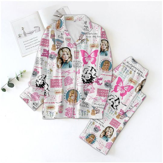 Discover Dolly Parton In Dolly We Trust Pajamas Set