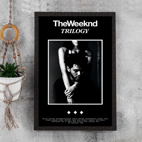 Discover The Trilogy Weeknds Poster - Waterproof Music Poster