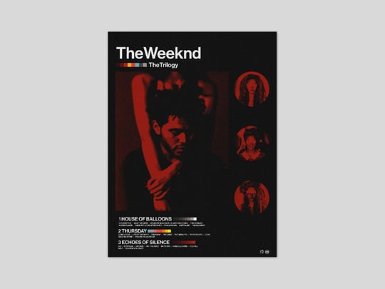 Discover Weeknds - Trilogy Poster