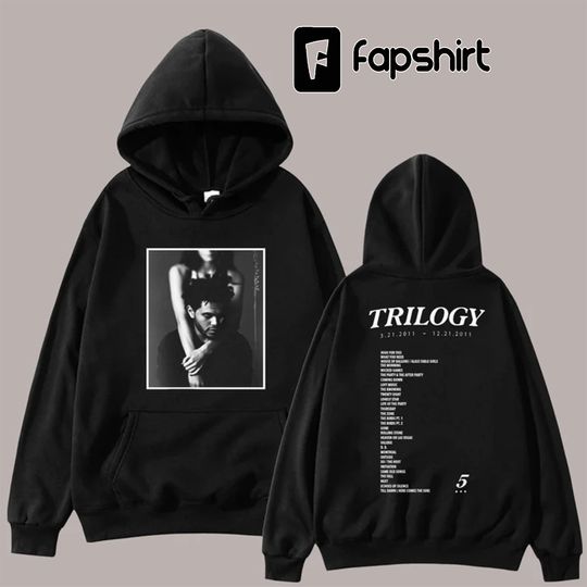 Discover Weeknds Trilogy Hoodie. Weeknds Merch. Trilogy Tracklist Ver New