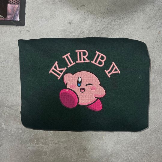 Discover kirby cute Embroidered Sweatshirt