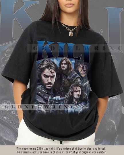 Discover Limited Kili Shirt Vintage 90s Tee Fili and Kili Movie Gif For Woman And Man Unisex T-Shirt