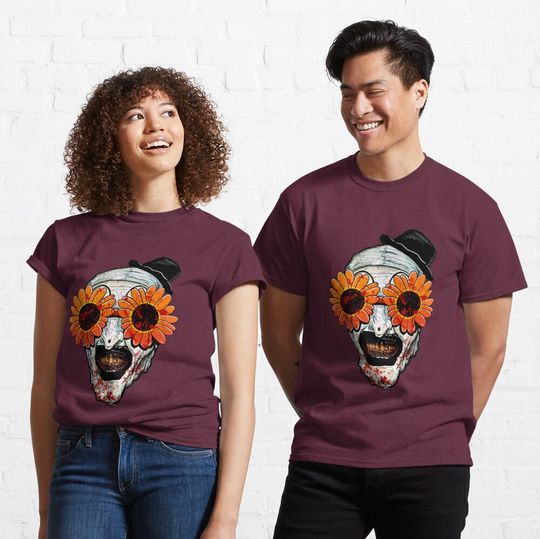 Discover Art The Clown Terrifier 2 Sunflower Sunglasses Classic T-Shirt