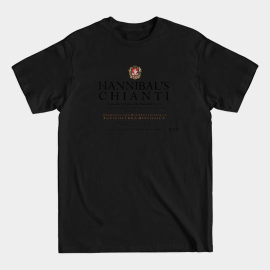 Discover Hannibal Lecter's Chianti label - Silence Of The Lambs - T-Shirt