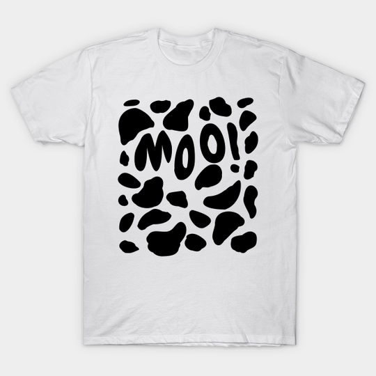 Discover Cow Print Halloween M O O ! - Cow Print - T-Shirt
