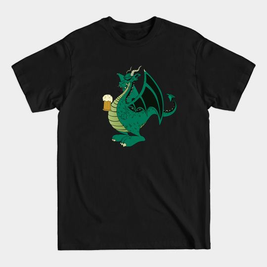 Discover Green dragon - Cheers - T-Shirt
