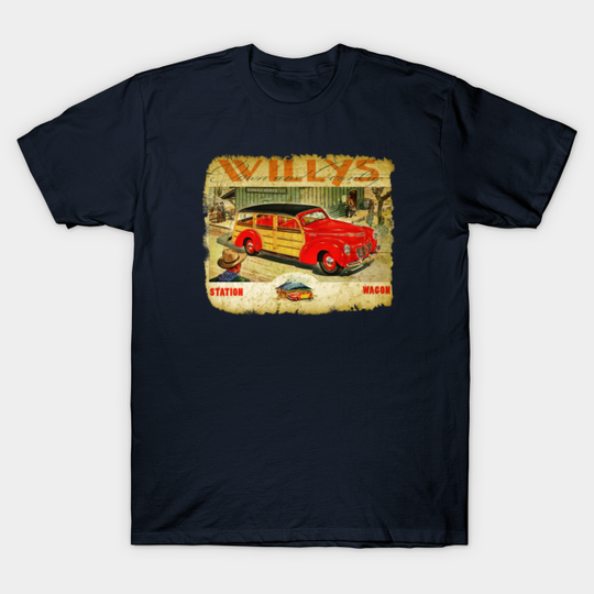 Discover Willys Wagon - Jeep - T-Shirt