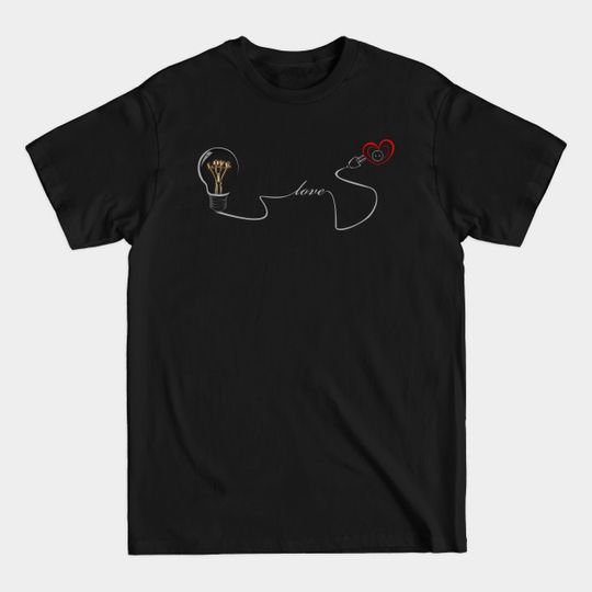 Discover couple clothing full lamp love - Couple Clothing - T-Shirt