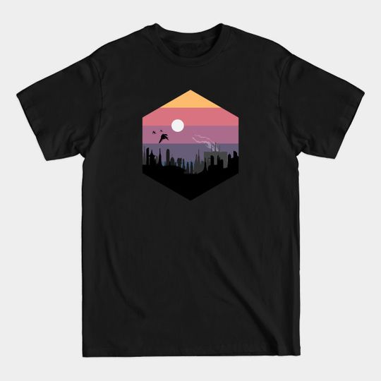 Discover Coruscant Skyline - Coruscant - T-Shirt