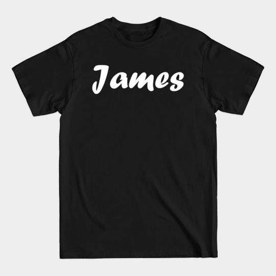 Discover James name - James Name - T-Shirt