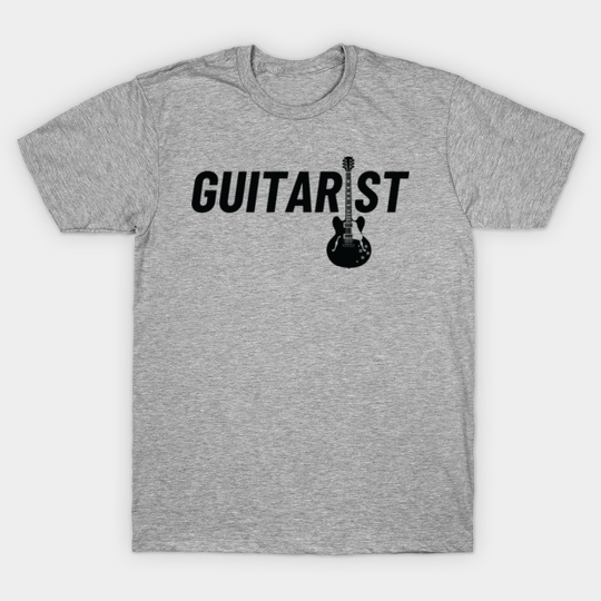 Discover Guitarist Semi-Hollow Electric Guitar Light Theme - Guitarist - T-Shirt