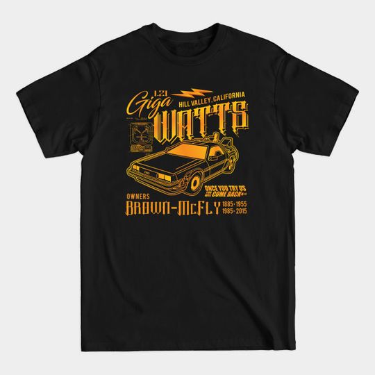 Discover Watts Garage - Back To The Future - T-Shirt
