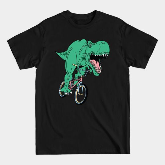 Discover BMX Dinosaur Trex Bike Bicycle Shredder Kids Men Women - Mom - T-Shirt