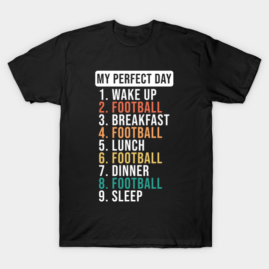 Discover Eat Sleep Football Repeat - Funny Gift T-Shirt