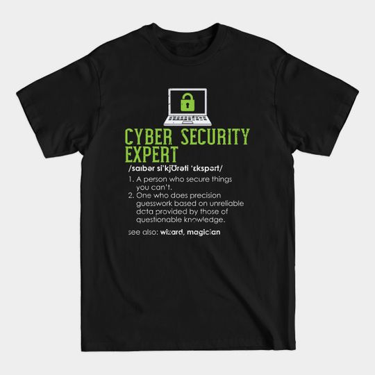 Discover Cyber Security Definition - Cyber Security - T-Shirt