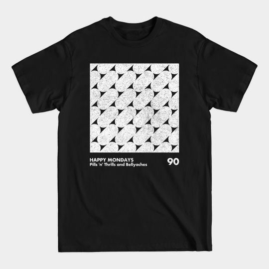 Discover Happy Mondays / Minimal Graphic Design Tribute - Happy Mondays - T-Shirt