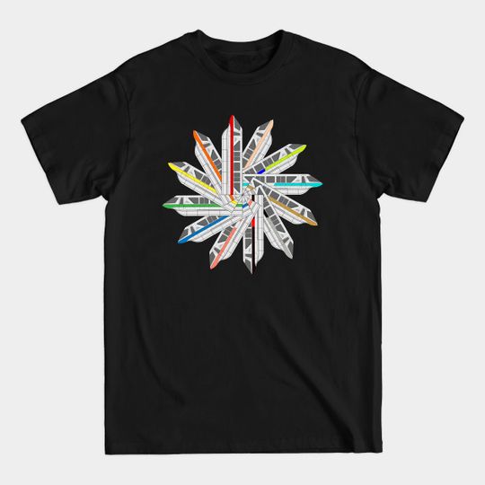 Discover Monorail Color Wheel - Monorail - T-Shirt