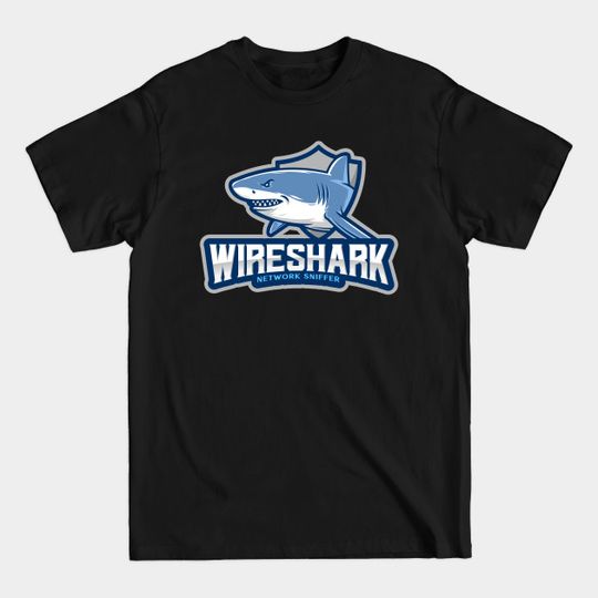 Discover Cyber Security - Wireshark Network Sniffer - Wireshark - T-Shirt