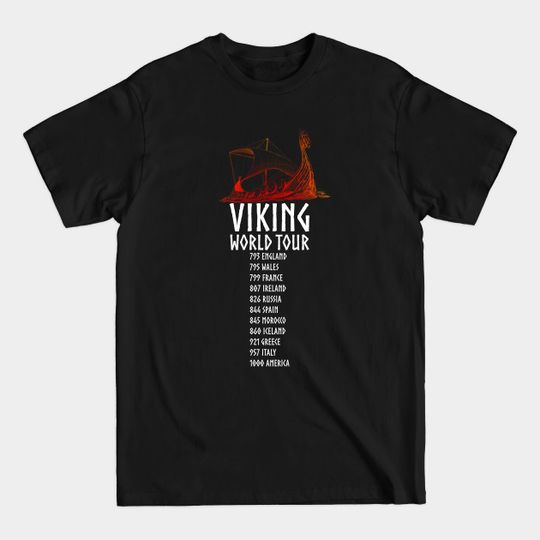 Discover Viking World Tour - Viking - T-Shirt