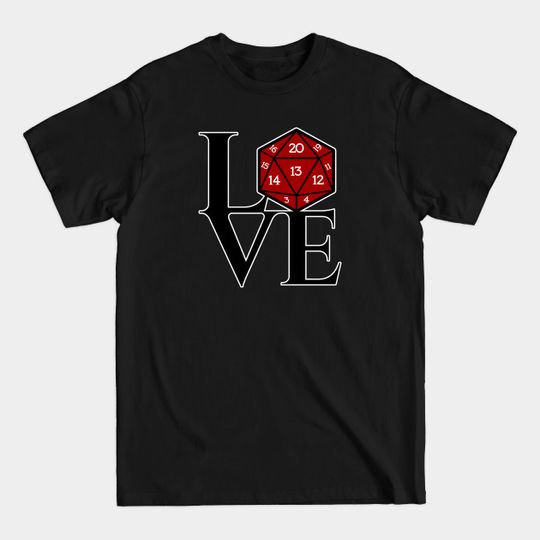 Discover D20 Love - Whimsy Works - T-Shirt