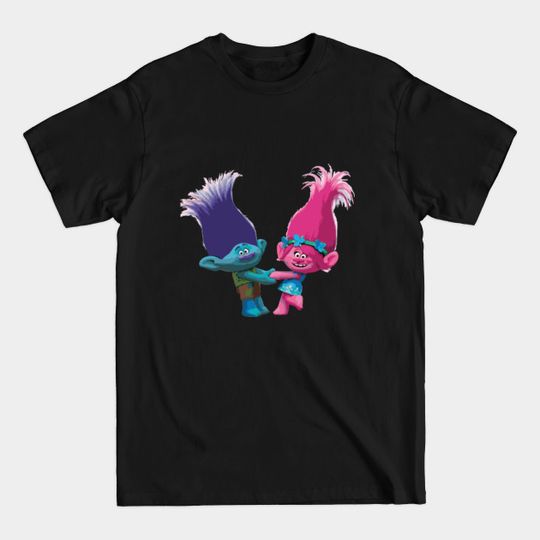 Discover Branch and Poppy Trolls - Trolls - T-Shirt