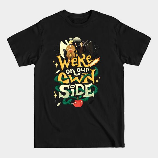 Discover Own Side - Good Omens - T-Shirt